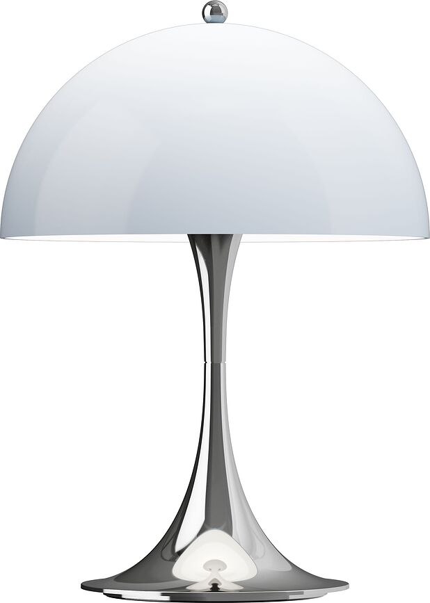 Lampada senza fili Panthella 250 v3 celeste, cromo