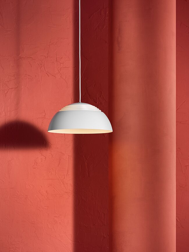 Lámpara Colgante LED AJ Royal, 25 cm, 2700K, blanca, regulable por corte de fase