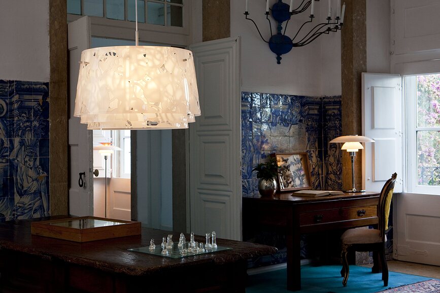 Lámpara Colgante Collage, 60 cm, blanca