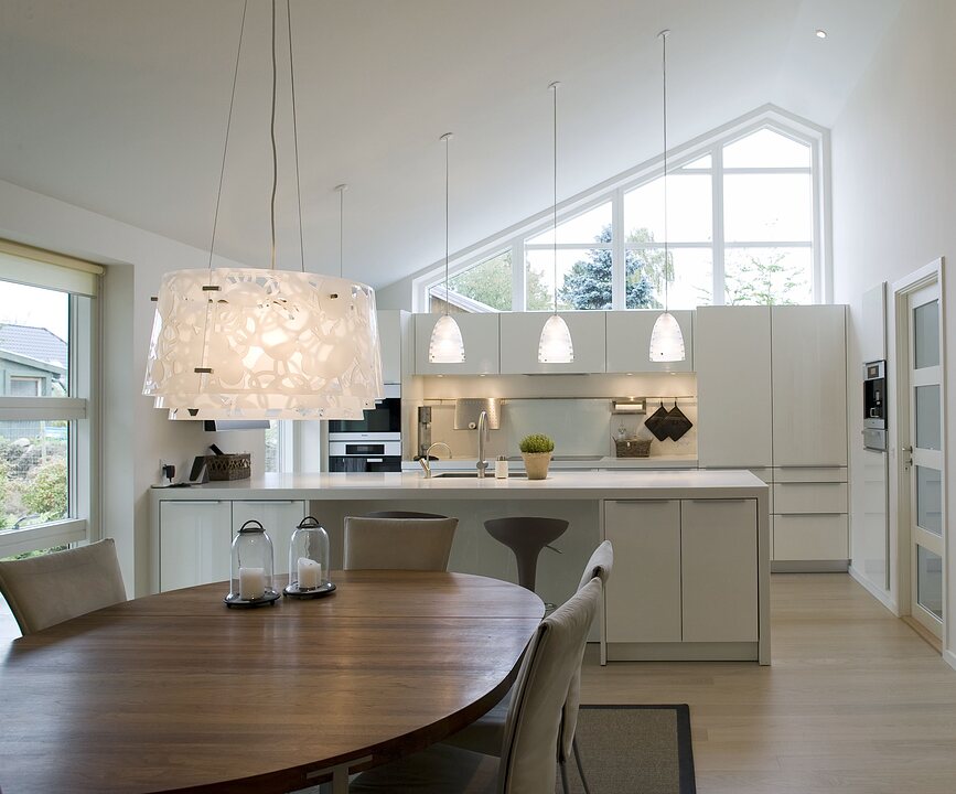 Lámpara Colgante Collage, 60 cm, blanca