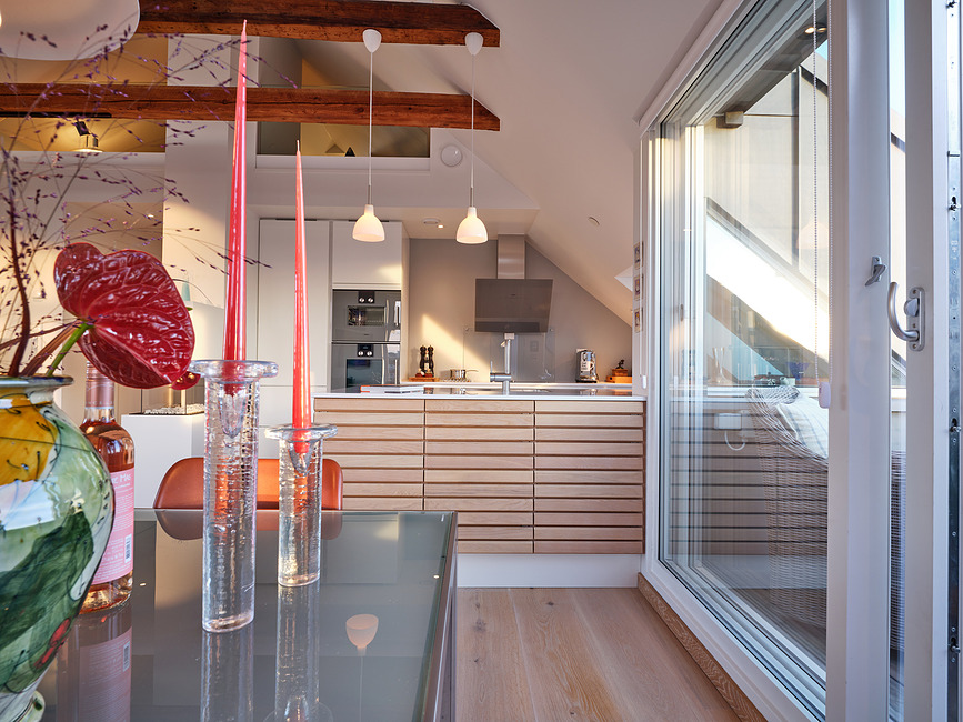 Lámpara Colgante de cristal Toldbod, 22 cm, blanca