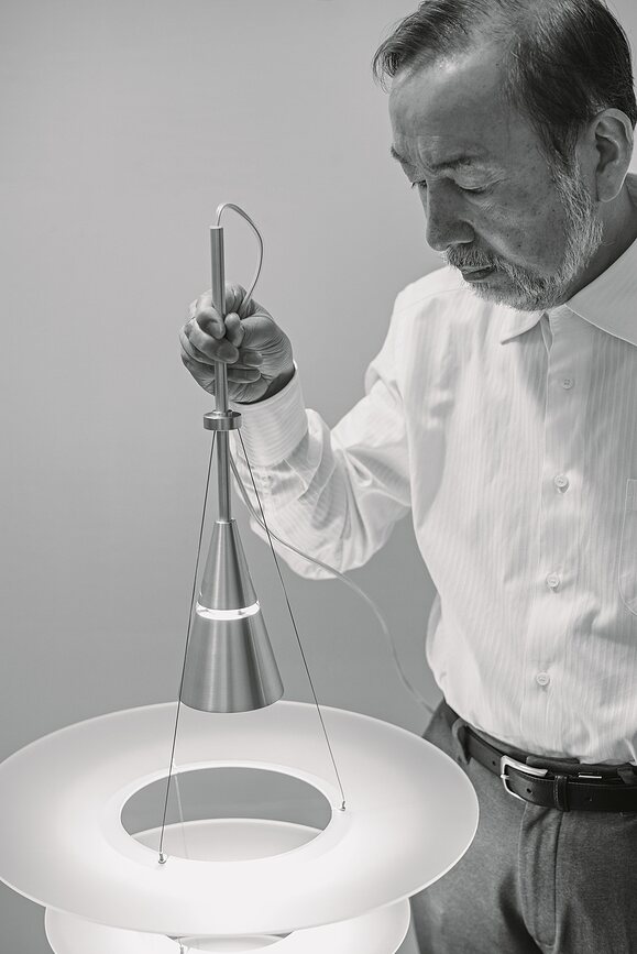 Lámpara Colgante de aluminio Enigma, 54,5 cm