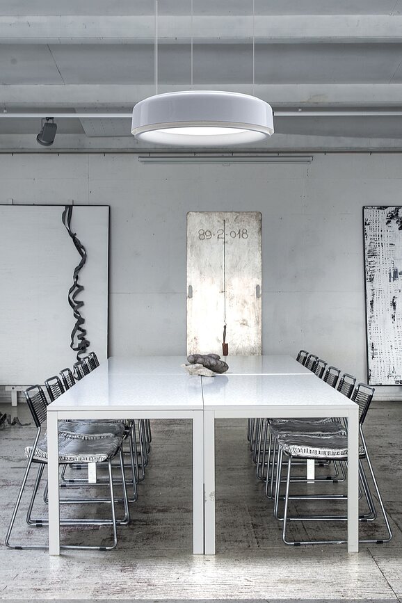 Lámpara Colgante LED LP Grand Suspended, 32 cm, 4000K, blanca, regulable por corte de fase Main Dimm