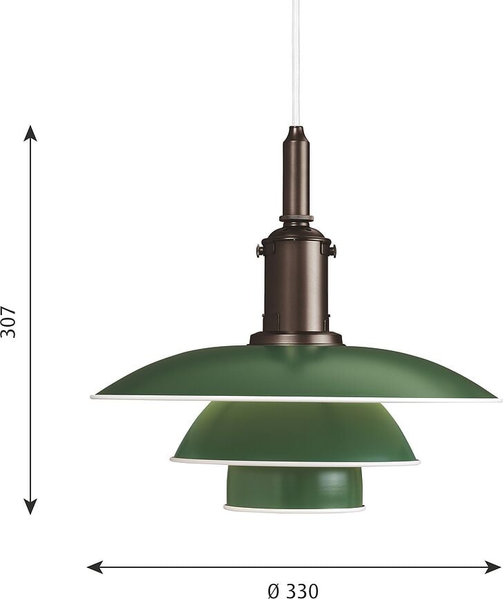 Lámpara Colgante PH, 33 cm, amarilla