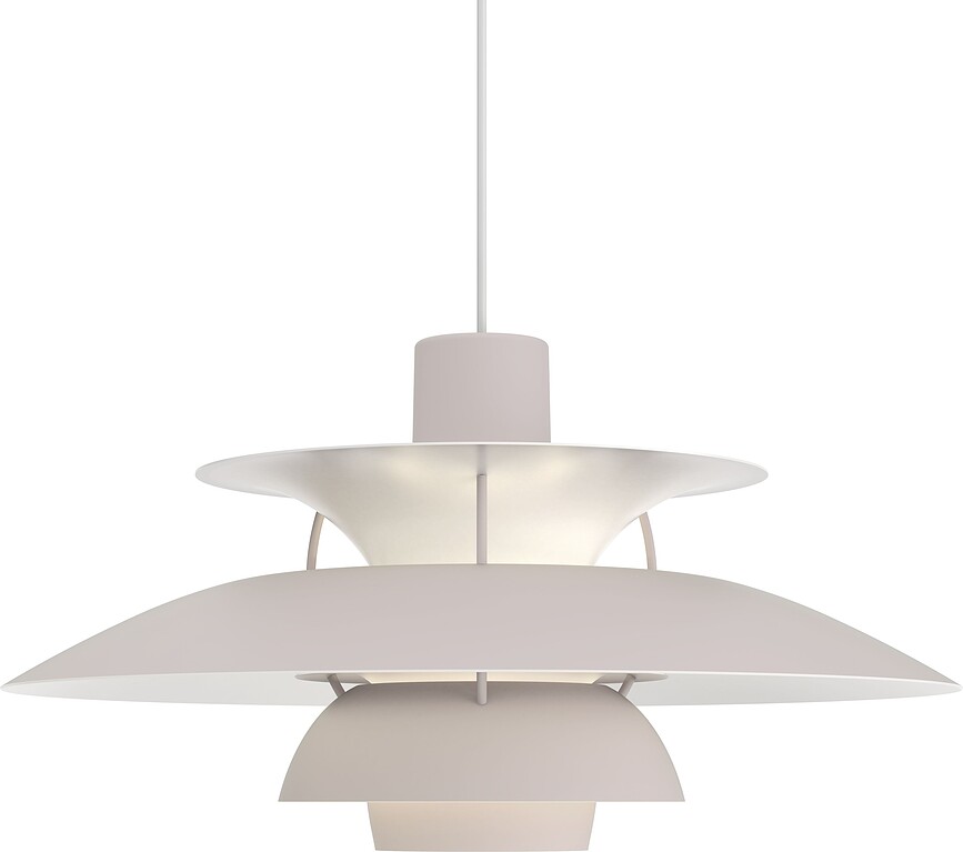 Lámpara Colgante PH, 50 cm, gris claro
