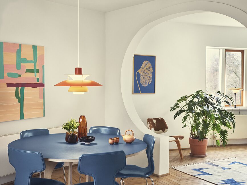 Lámpara Colgante PH, 50 cm, totalmente blanca