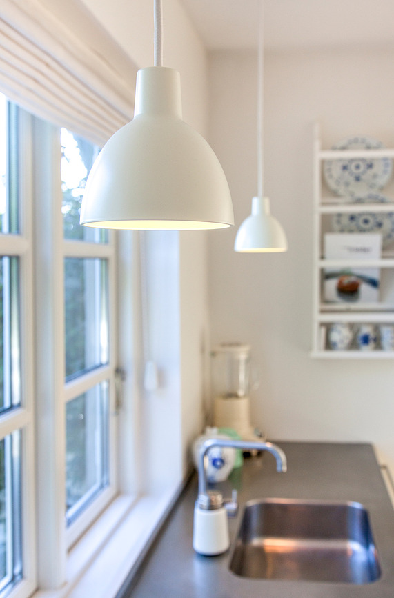 Lámpara Colgante Toldbod, 40 cm, blanca