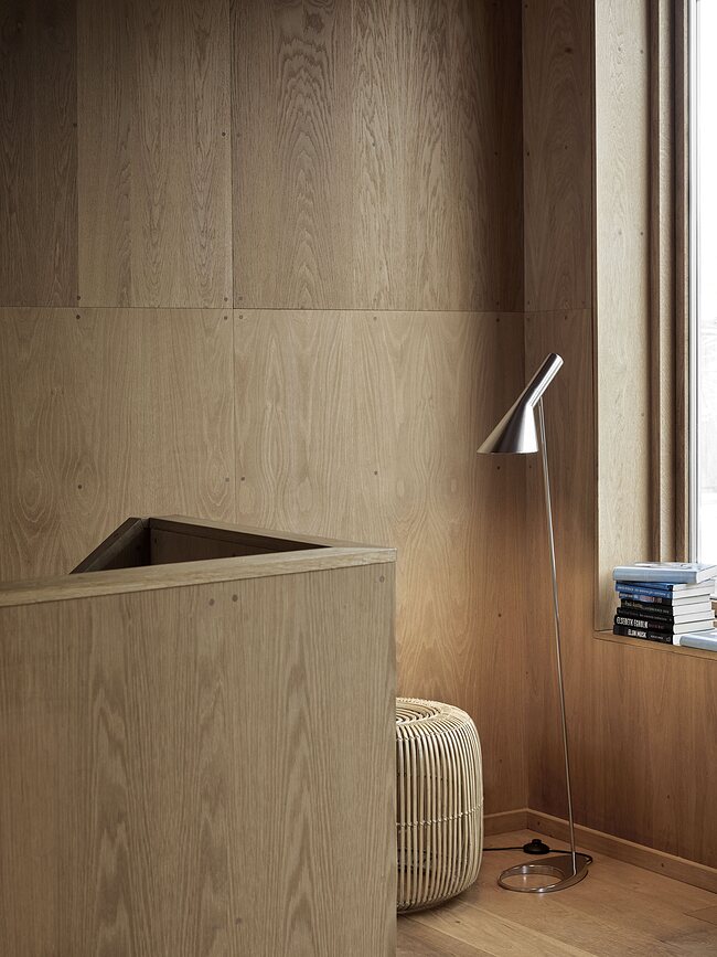 Lámpara de Pie AJ, verde apagado