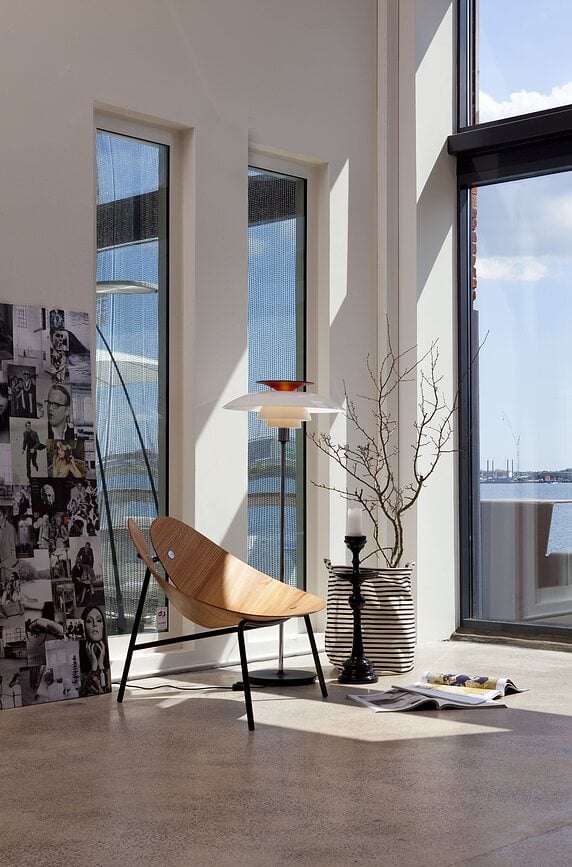 Lámpara de Pie PH 80, cromo