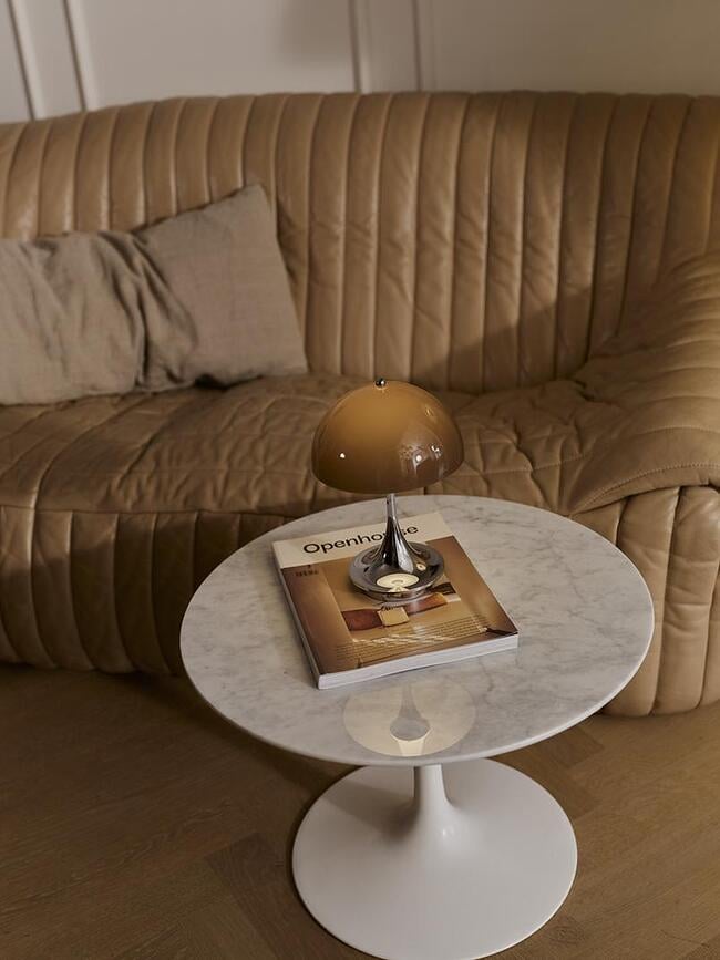 Lámpara inalambrica Panthella The Originals, naranja