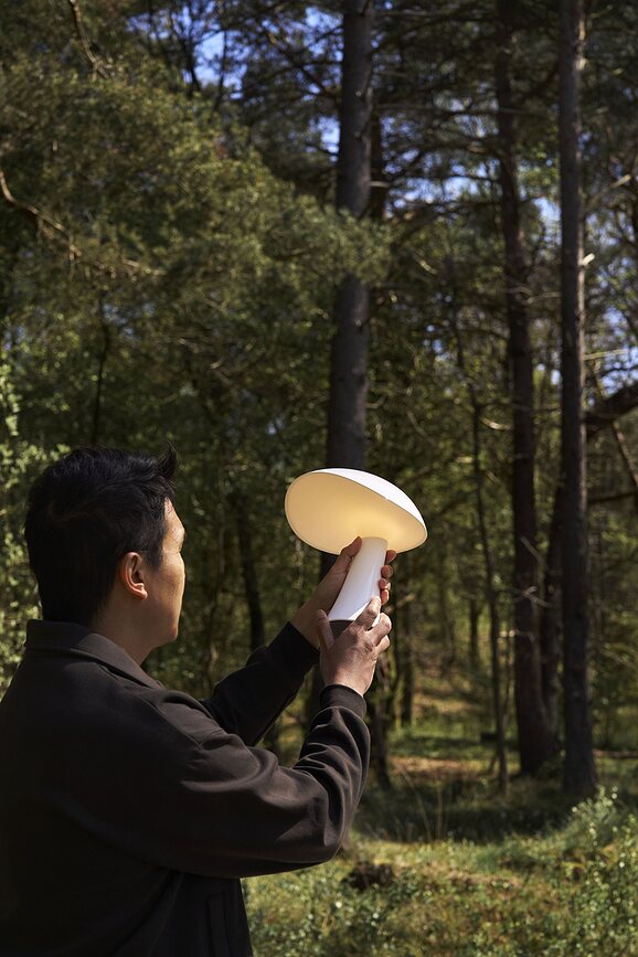 Lámpara inalámbrica Rumee, gris