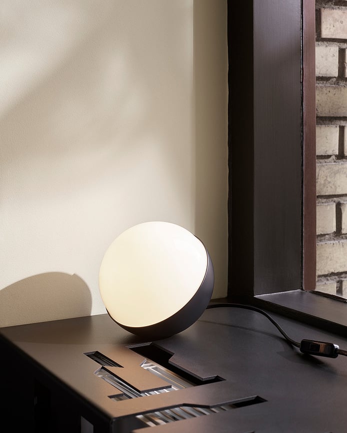 Lámpara VL Studio, 32 cm, negra, con atenuación por corte de fase