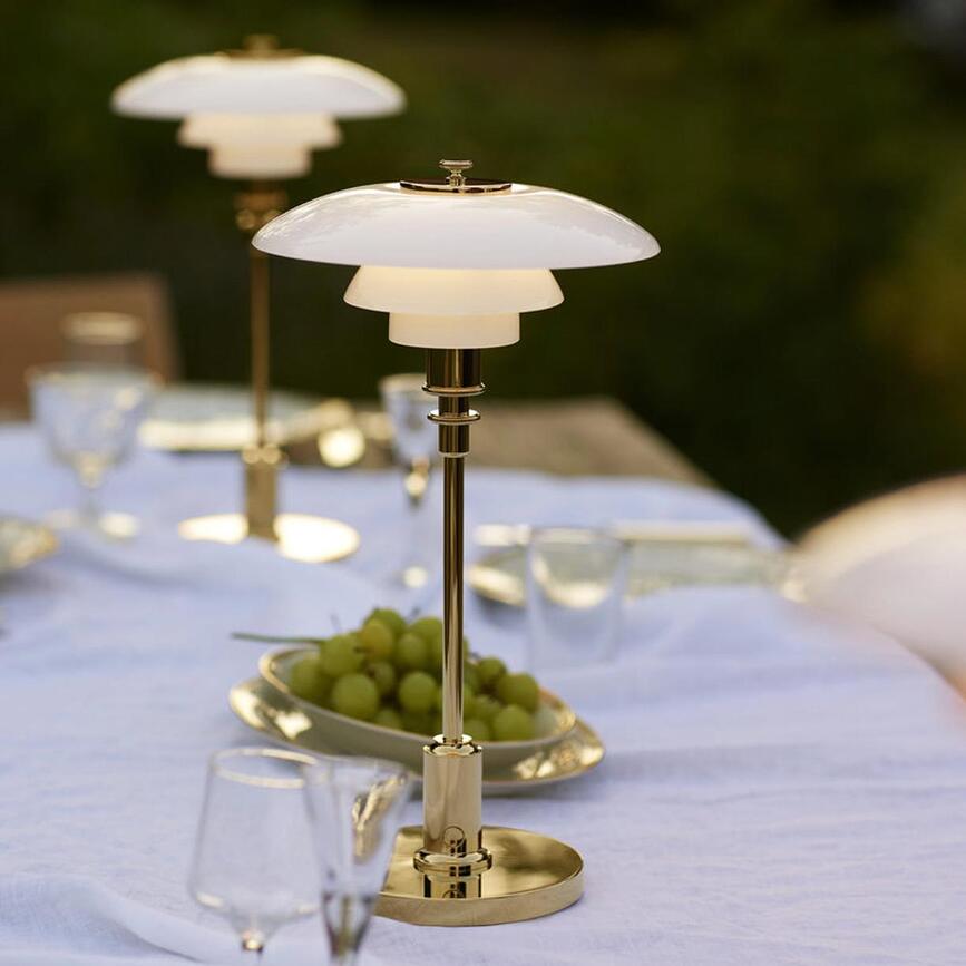 Lampe sans fil PH 2/1 LED dorée