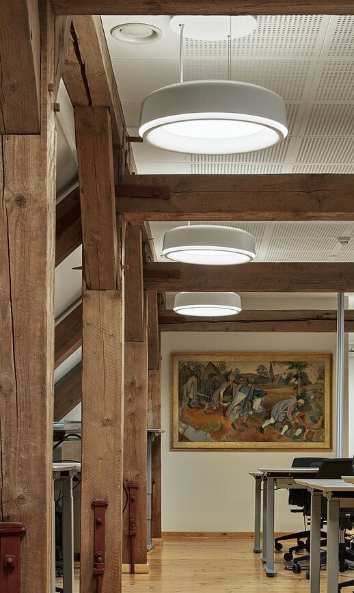 LP Grand Suspended Lampa Viseća LED fazno prigušivanje Main Dimm 4000K 32 cm bijela