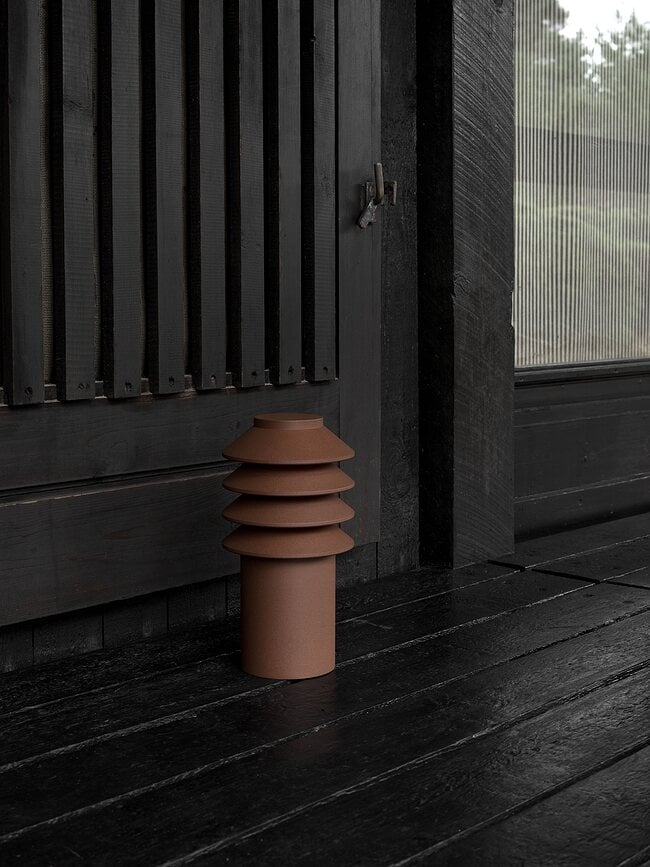 Lámpara de Jardín LED Bysted S, 4000K, gris, con soporte de base y adaptador