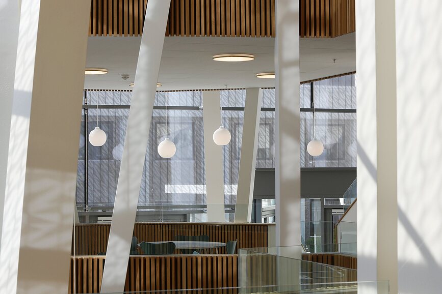 Munkegaard Plafonjera LED 3000K 52,5 cm mjedena s Dali upravljanjem