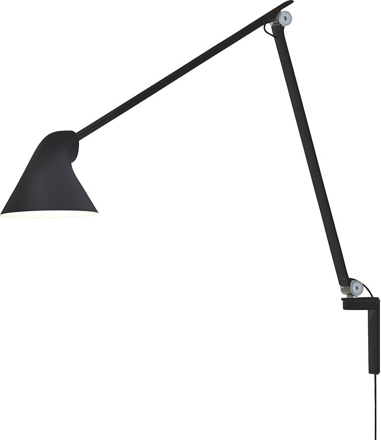 Njp LED 2700 K fekete Fali lámpa konzolon