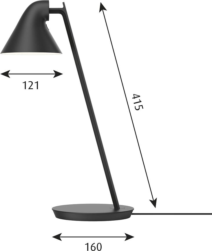 NJP Mini Stolna Lampa LED 2700 K svijetloružičasta