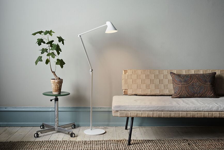 NJP Lampa podna LED 3000 K svijetlosiva