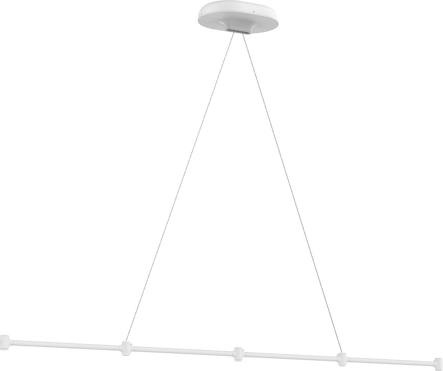 Ophangsysteem voor lamp Dependant 5 eenvoudig wit
