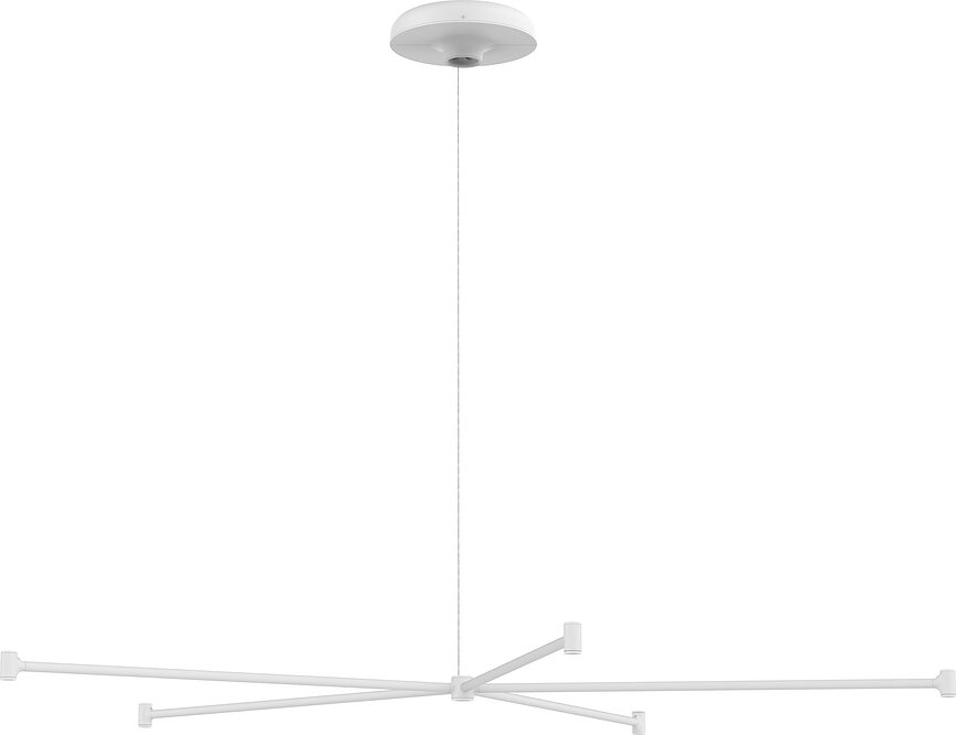 Ophangsysteem voor lamp Dependant 6 kruis wit