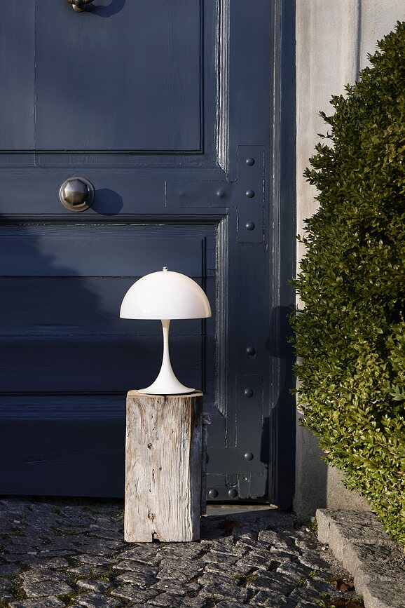 Panthella 250 Lampe sans fil, opalin