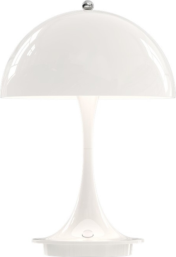 Panthella Lampe sans fil à induction, blanche