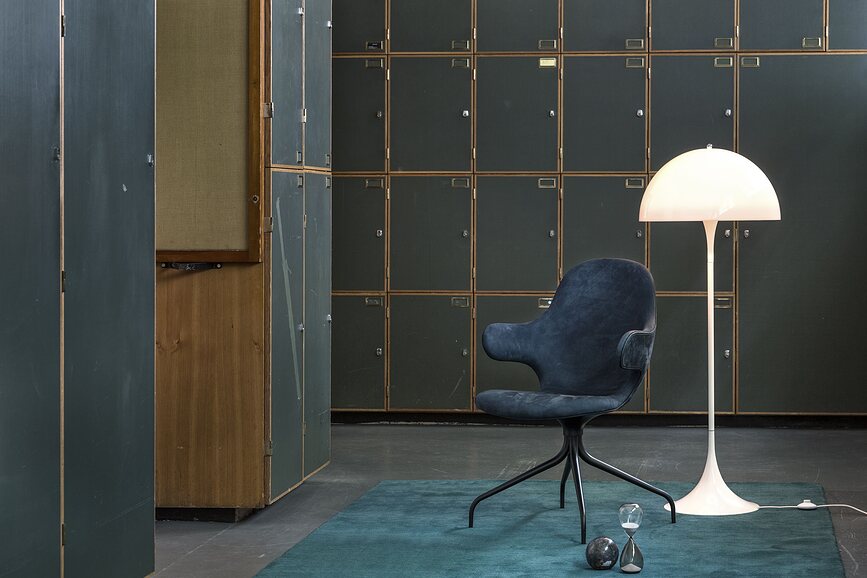 Panthella Φωτιστικό Δαπέδου, λευκό