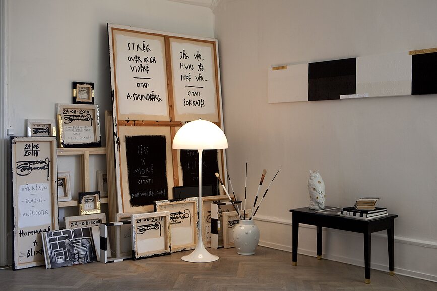 Panthella Podna Lampa bijela