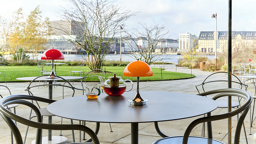 Panthella The Originals Lampe sans fil, marron