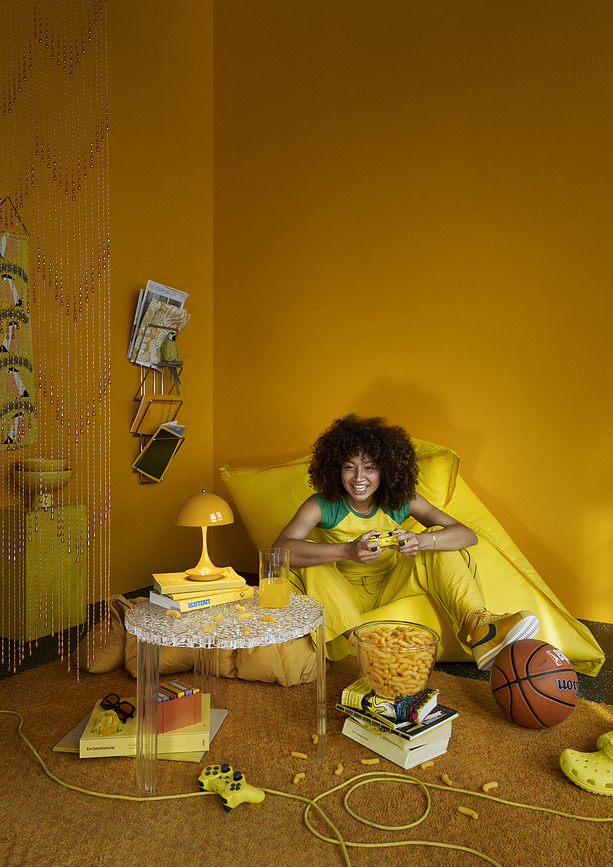 Panthella v3 Lampe portable, beige