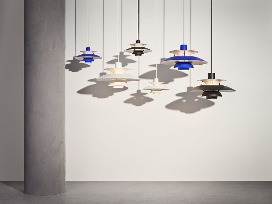 PH 5 Mini Lampa viseća sive nijanse