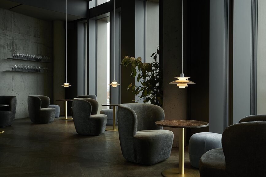 PH 5 Mini Viseča svetilka, sivi odtenki