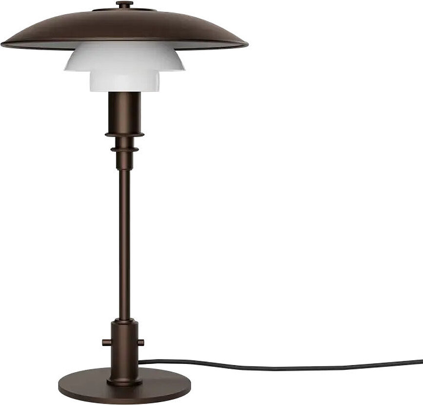 PH Academy bordlampe, sølv