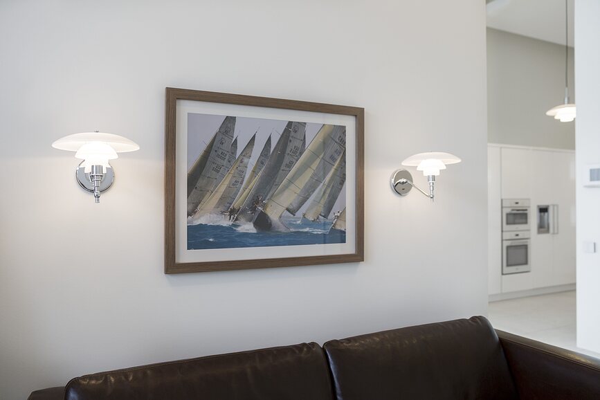 PH Applique Murale sans interrupteur ni câble apparent, 20 cm, chromée