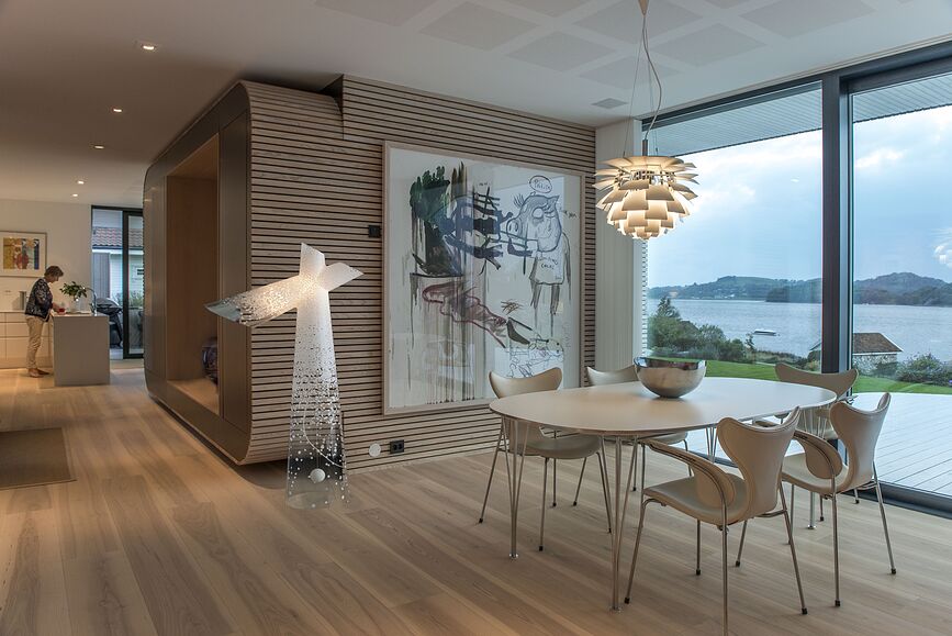 PH Artichoke Suspension 60 cm, blanche, laiton