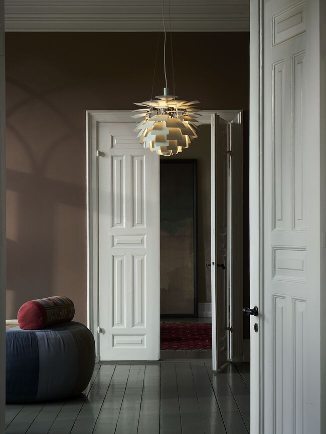 PH Artichoke Viseća Lampa 48 cm bijela mjed