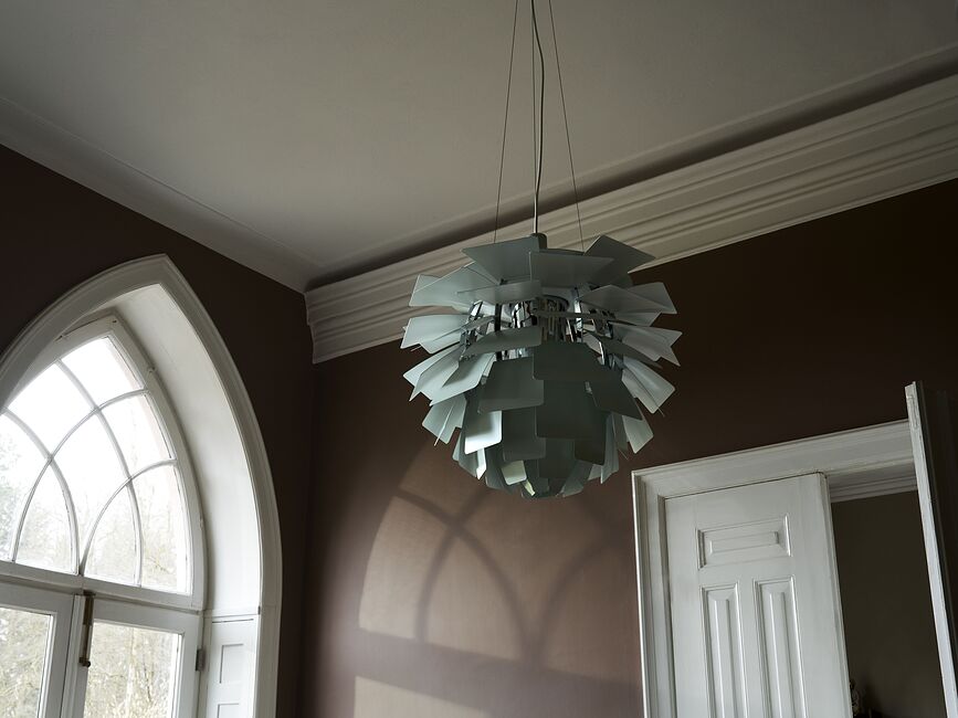 PH Artichoke Viseća Lampa 60 cm bijela mjed