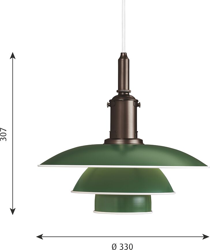 PH Lampa viseća 33 cm žuta