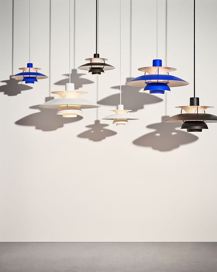 PH Lampa Viseća 50 cm potpuno bijela