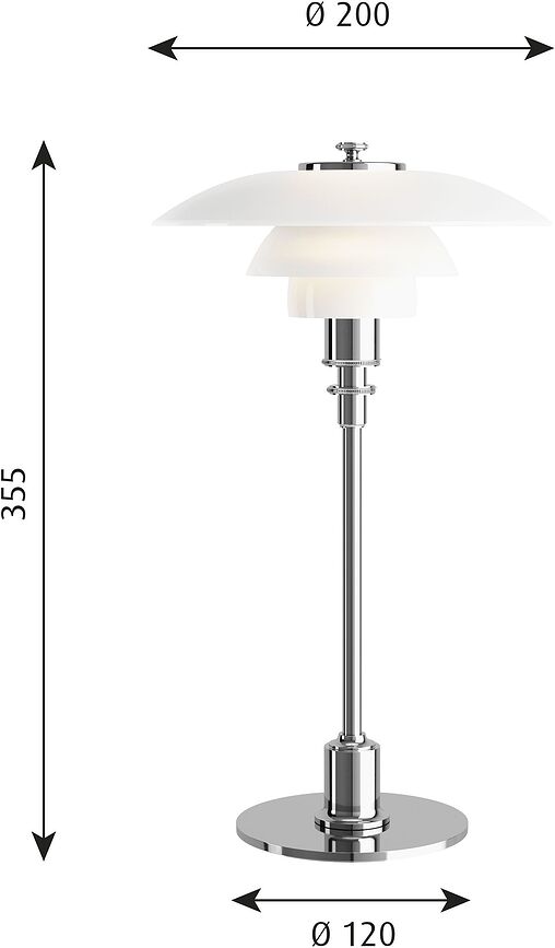 PH Lampe de Table 20 cm, laiton