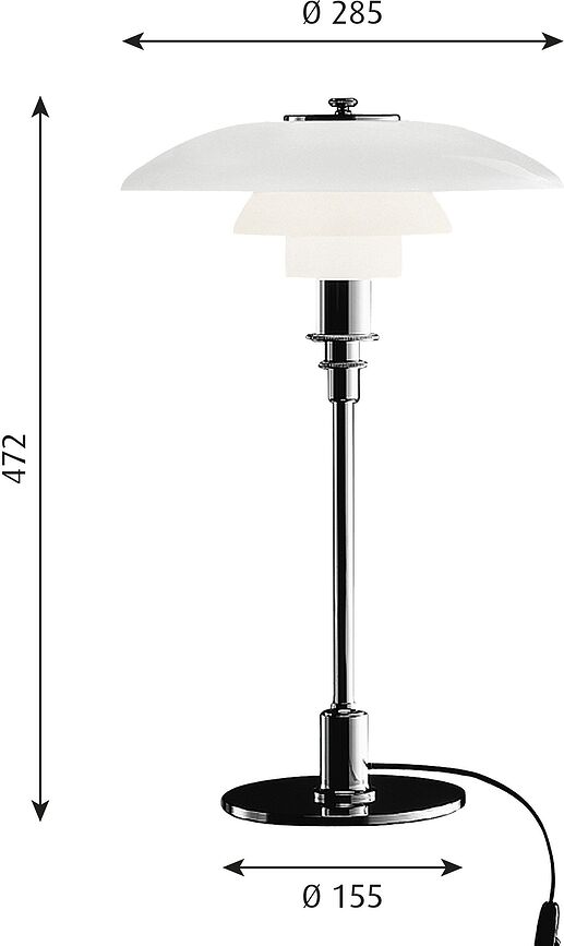 PH Lampe de Table édition limitée, 28,5 cm, terracotta