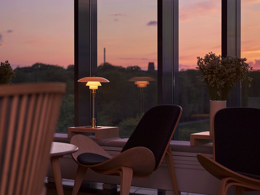 PH Lampe de Table édition limitée, 28,5 cm, terracotta