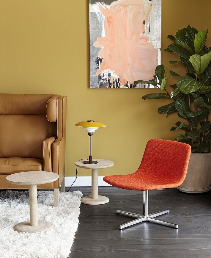 PH Lampe de Table 33 cm, jaune