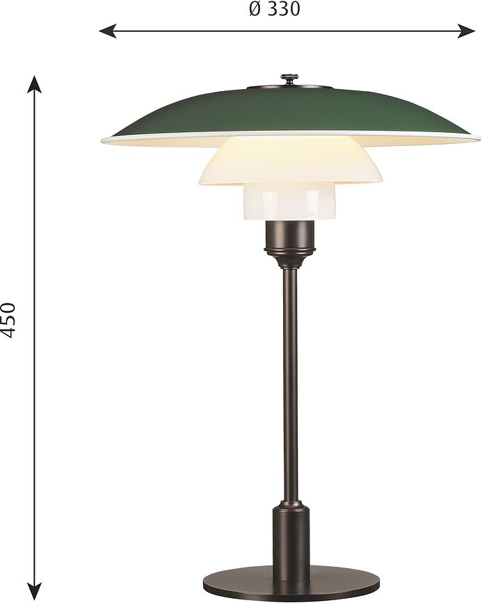 PH Stolna Lampa 33 cm žuta