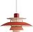 Piekaramā lampa PH 5 Mini sarkanā nokrāsā