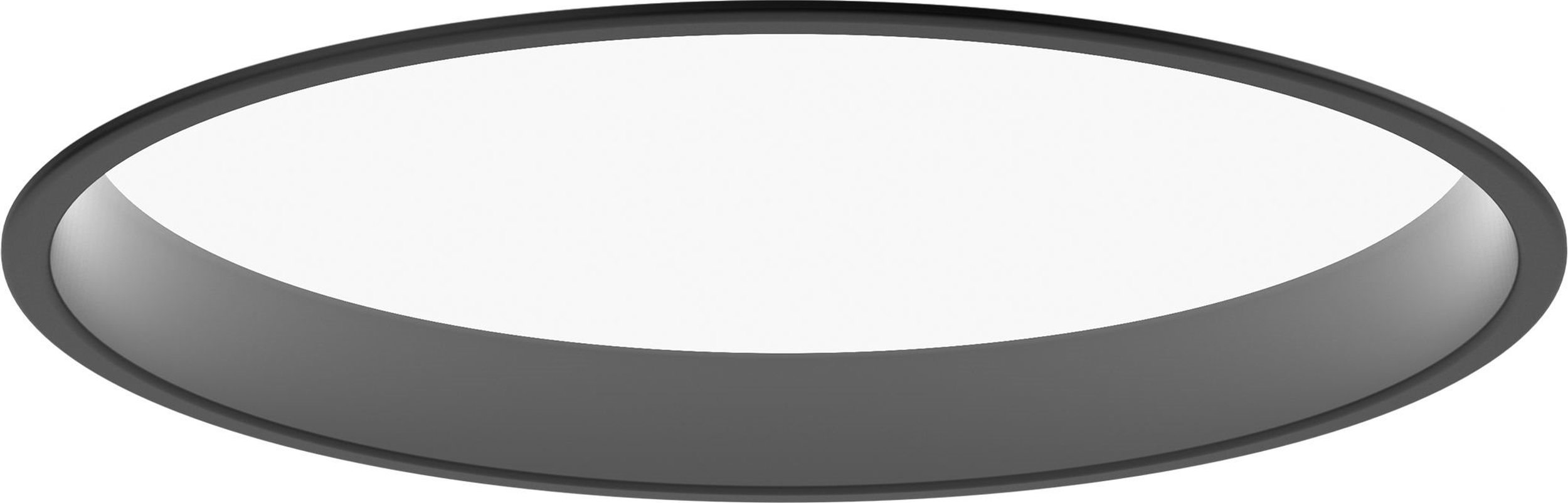 Plafon Circle Recessed LED 3000K 26,7 cm czarny