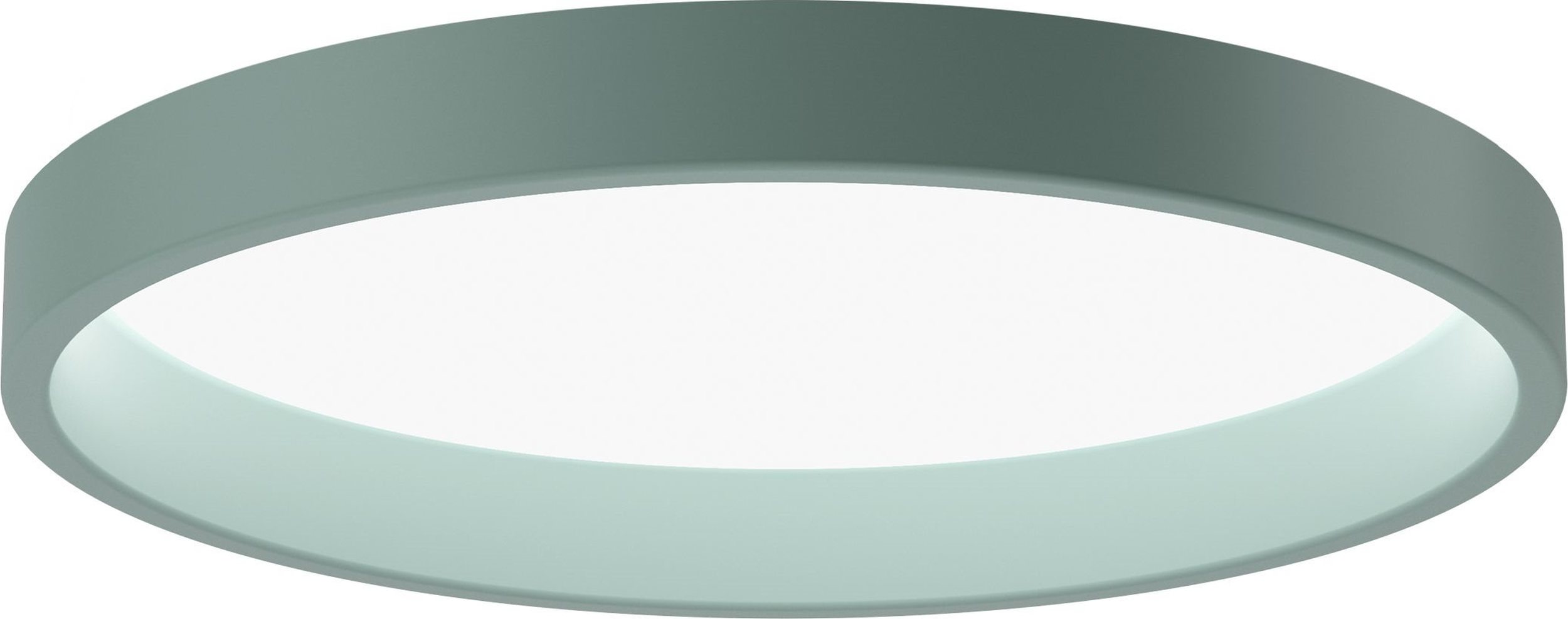 Plafon Circle Semi Recessed LED 3000K 45,6 cm zgaszona zieleń