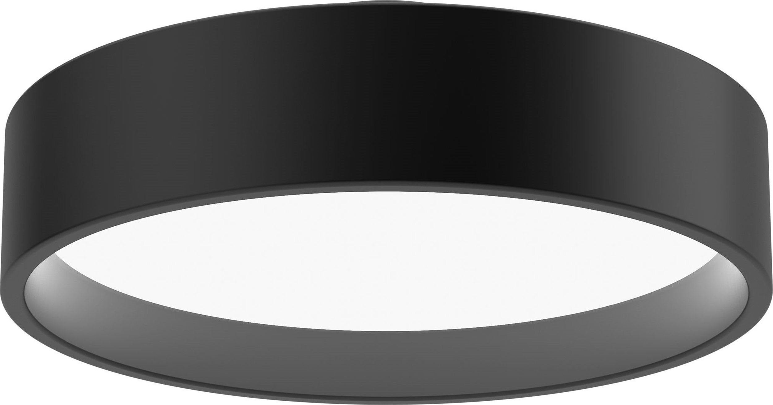 Plafon Circle Surface LED 3000K 45,6 cm czarny
