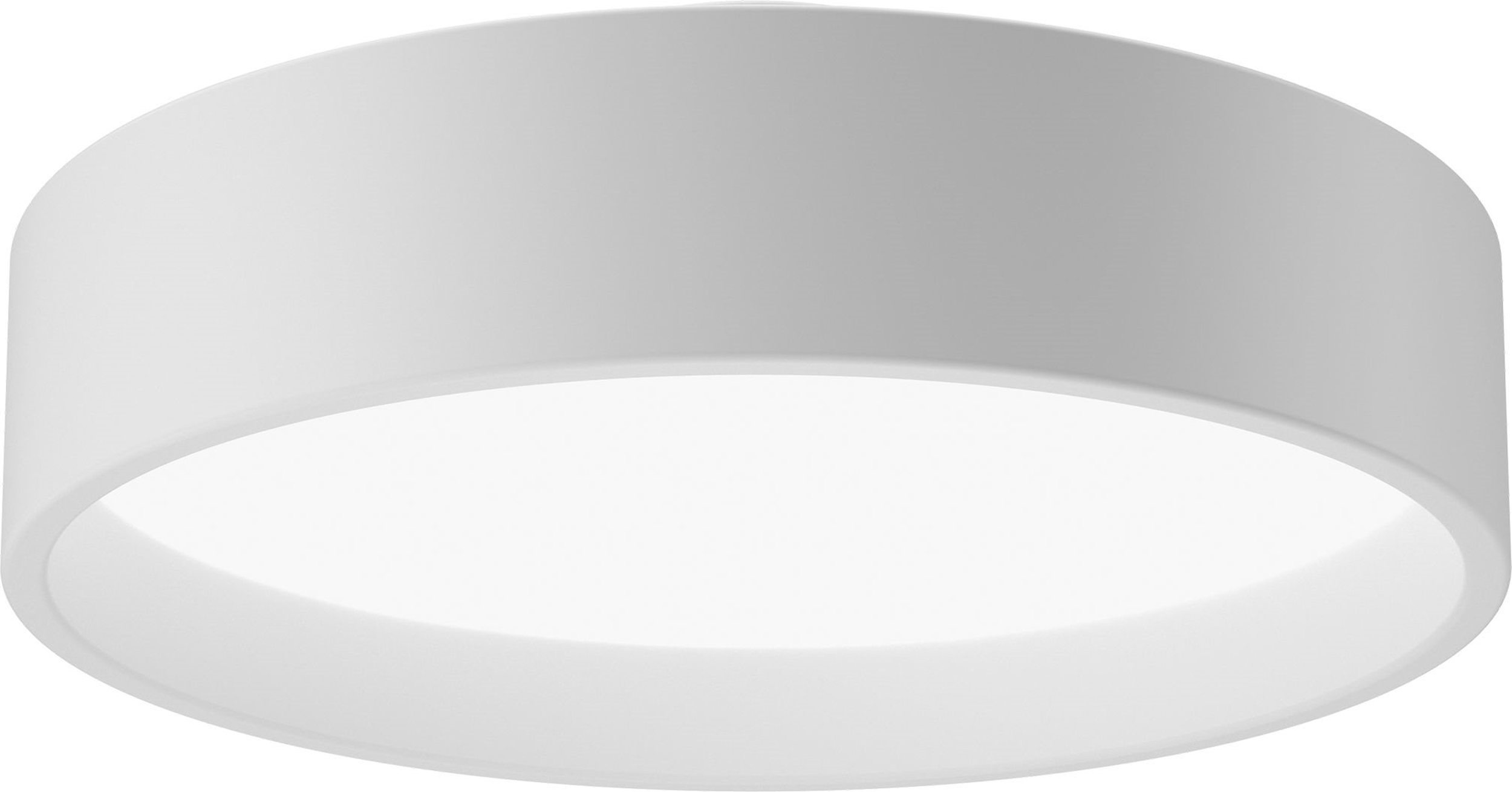 Plafon Circle Surface LED 4000K 26,7 cm przezroczysty biały